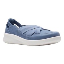 clarks sillian stork blue grey