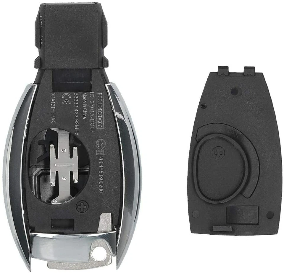 🇮🇹 GUSCIO CHIAVE COVER TELECOMANDO 2 TASTI COMPATIBILE PER MERCEDES CLASSE A B - Immagine 4 di 4