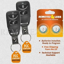 2 Remote For 2009 2010 2011 Hyundai Accent Keyless Entry Remote Key Fob