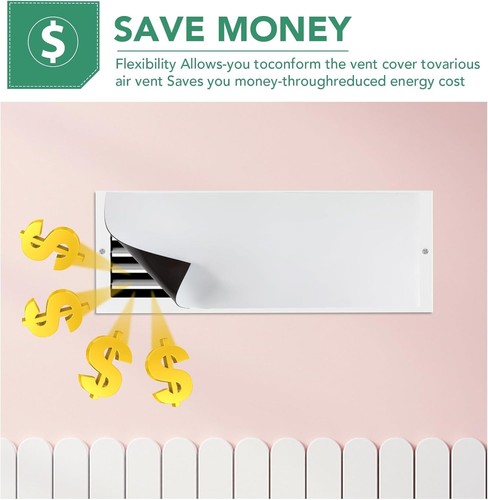 Strong Floor Vent Covers 8"x15", 4 Pack Magnetic Vent Covers for Home Floor -USA - Picture 5 of 7