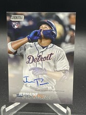Jermaine Palacios Rookie On Card Auto 2023 Topps Stadium Club Autograph Tigers