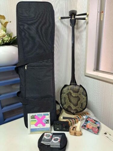 Japan Shamisen Instrument With Soft Case Accessory - Picture 1 of 13