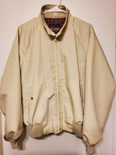 EUC! Vintage Mens West Wind Sportswear Lined Tan Jacket Made in USA Sz. L 42-44
