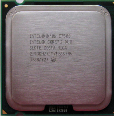 4x Intel Core 2 Duo 3M/1066Hz/06 LGA 775 CPU Lot: 2x E7500, 1x E7300, 1x E7200