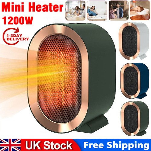 1200W Electric Space Heater Low Energy Portable Ceramic Fast Heating