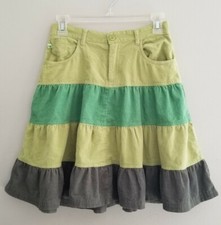 The Children's Place Girl's Size 14 Ruffled Three Toned Green Skirt