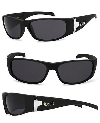 LOCS MATTE FRAME SUNGLASSES Motorcycle Biker Gangster OG Sunnies Goggles