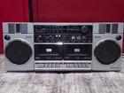 Funktionierender Sanyo M-W3K Doppelkassette Ghettoblaster FM/AM/SW