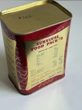 Vintage USCG Survival Food Ration MRE Lifeboat Raft Survival Food 1950 1960