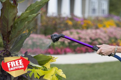 #ad #ad Dramm Rain Wand 16quot; Green w 9 Pattern Spray Head Thumb Control $53.32