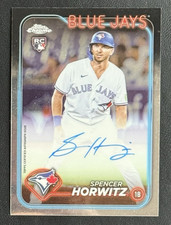 Topps 2024 Chrome Rookie Autographs Spencer Horwitz #RA-SH Auto Blue Jays