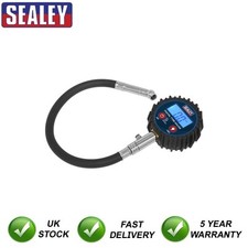 Sealey Digital Tyre Pressure Gauge with Push-On Connector TST002