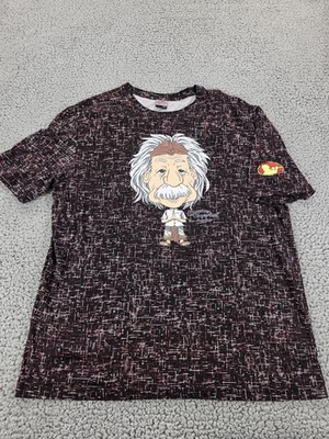 Krisna Einstein Shirt Mens 3XL Black Red Imagination More Important Bali Tee