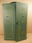 GI Joe Big Jim Atomic Mike Military Locker Action Figure Doll Green Carry Case