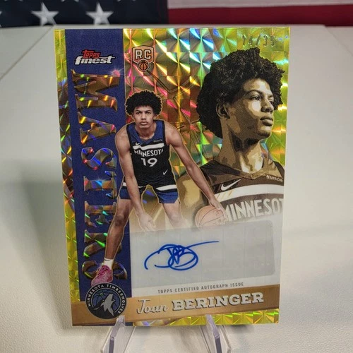 2025-26 Topps Finest Joan Beringer Masters Auto RC Yellow Geometric #/35