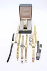 F x10 Ladies Seiko Quartz Gold Tone Wristwatches Not Tested Etc