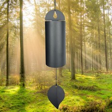 Unique Serenity Bell with Deep Resonance - Large Deep Tone Wind Chimes for Outsi