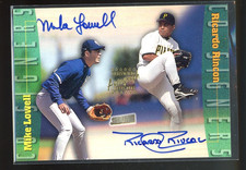 Topps MIKE LOWELL RICARDO RINCON Signed Card Autograph auto ON CARD CERTIFIED
