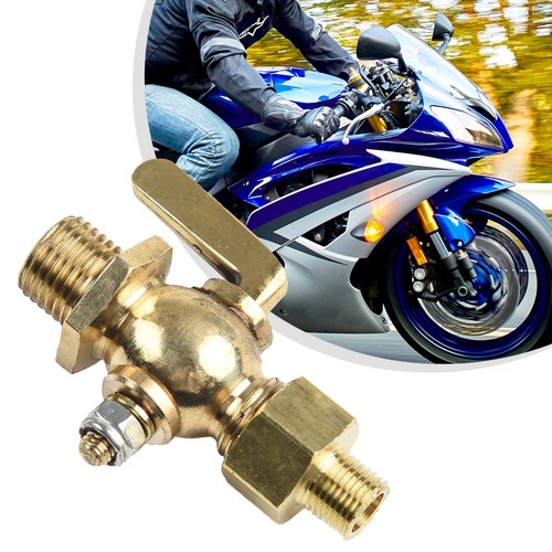 Echt Messing Benzinhahn 18 14 Benzinhahn f��r antike Motorrad Restaurationen - Picture 11 of 12