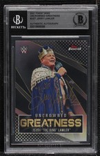 BAS 2021 Finest WWE Uncrowned Greatness Jerry Lawler The King BGS Authentic 3c7