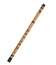 Shinobue Bamboo Flute 7 Tone Yokobue Red Lacquer Japanese Festival Folk