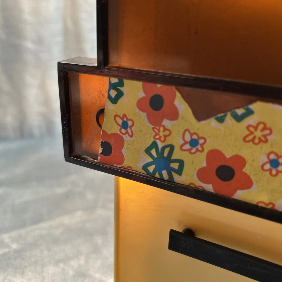 Vintage 1972 Easy-Bake Oven Yellow Floral Kenner Working Light Bulb - Image 4 of 4