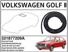 Für Volkswagen Golf II VW Mk2 Schiebedach Sc...