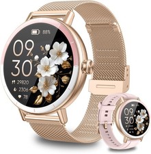 Smart Watches for Women Android/iPhone, IP68 Waterproof Fitness Tracker Pink