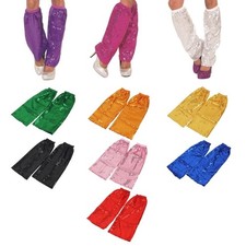 Sequins Leg Warmers 80 Dance Sparkle Leg Sleeves for Women Harajuku Leg Cover