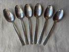 Towle Candlelight Sterling Silver Teaspoons Solid Silver 6 Total