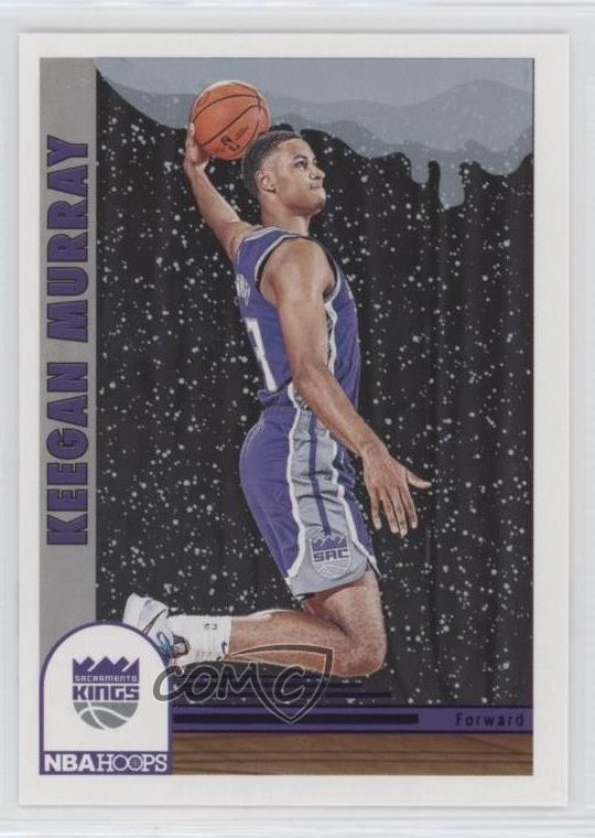 2022-23 Panini NBA Hoops Tribute Purple Winter Keegan Murray #284 Rookie RC 0l1o