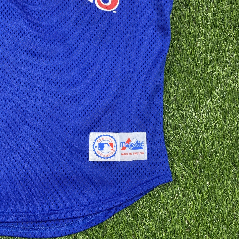 Винтажная мужская футболка Ивана Родригеса из Texas Rangers большого размера цвет Majestic Blue сделано в США NO7 - Изображение 4 из 4