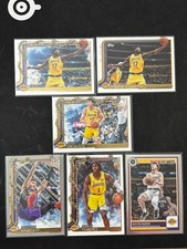 6 Card Lakers Lot - Austin Reaves Knecht Thiero RC Glitter Sleeved  + Toploaded