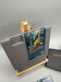 Super Pitfall NES Cart with Manual Nintendo Vintage Video Game- Five Screw