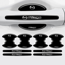 8pcs Black Car Door Handle Bowl Film Sticker Protector Accessories For Mazda 8pcs Black Car Door Handle Bowl Film Sticker Protector Accessories For Mazda