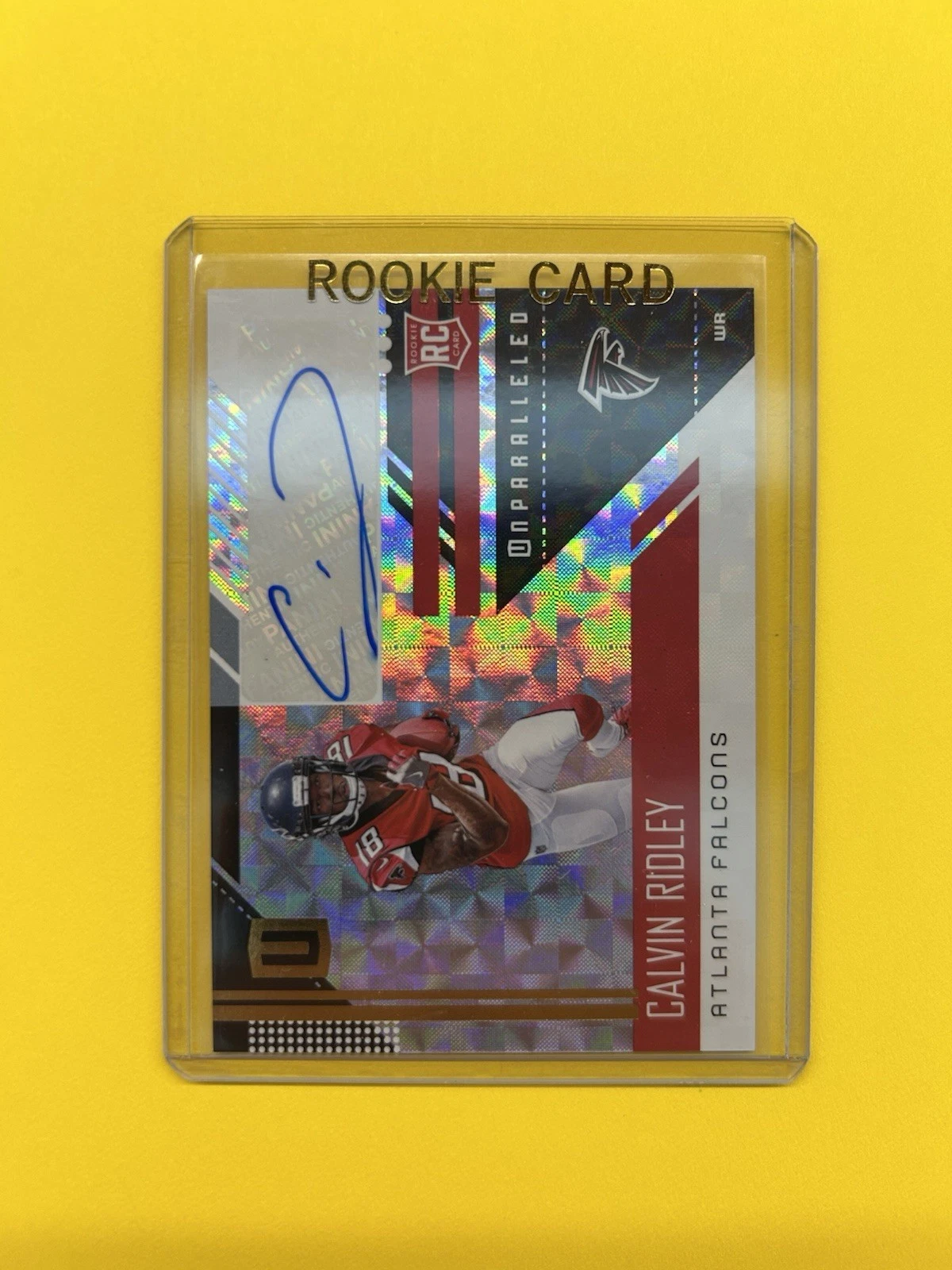 Calvin Ridley Panini Unparalleled #221 Autograph