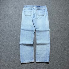 Vintage Levi's 509 Orange Tab Jeans 36x32 Light Wash Denim Straight Leg 90s USA