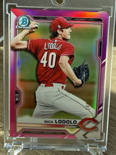 2021 Bowman Chrome Nick Lodolo Fuchsia Refractor /199 BCP-178 Reds Prospect