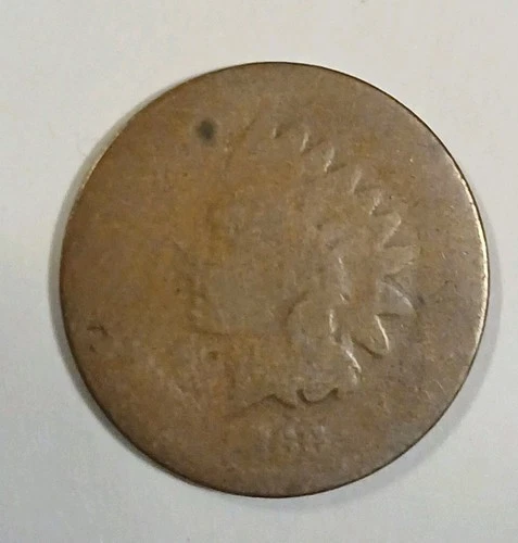 1866 INDIAN HEAD CENT About Good / Fair Slot Filler