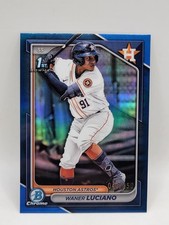 2024 Bowman Chrome - Prospects Waner Luciano #BCP-208 Blue Refractor /150 (RC)