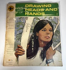 Vintage The Art of Drawing Heads and Hands 1966 The Grumbacher Library Softcover