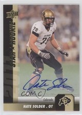 2011 Upper Deck Star Rookie Gold Auto Nate Solder #124 Auto 0c2