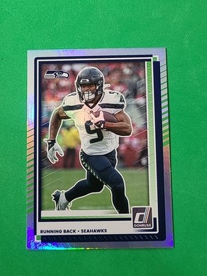 Kenneth Walker lll 2025 Donruss No Name SSP #187 Seattle Seahawks,  Raiders