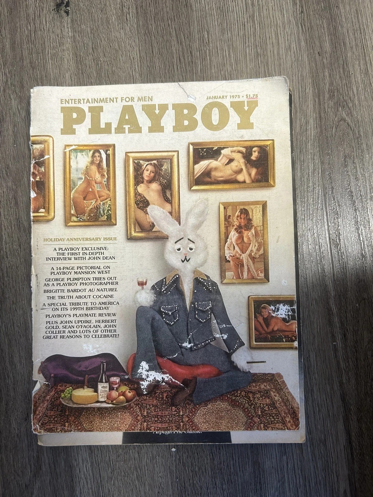 Playboy Magazine January 1975, Holiday Ann. Bridget Bardot Edition, Very Good