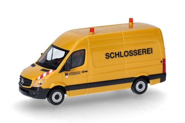 Herpa 958592 Mercedes-Benz Sprinter 13 Kasten Leonhard Weiss / Schlosserei 1:87-image