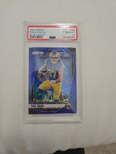 2024 Prizm Puka Nacua Blue Choice /14 PSA10 Rams Color Match