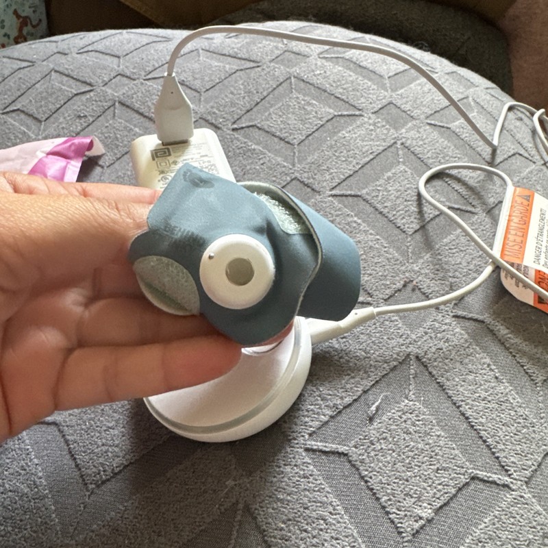 Owlet Dream Sock Baby Monitor Blue out of box only one sock  in pics 