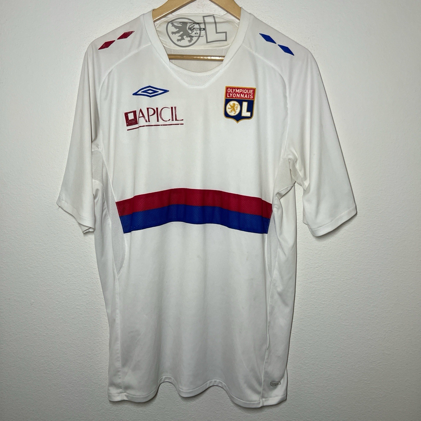 Olympique Lyonnais 2009-2010 Home Jersey | Vintage Soccer XL