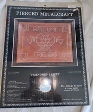 Pierced Metalcraft Copper Craft Kit Friendship Basket 11 x 14 in Laurie Bouta