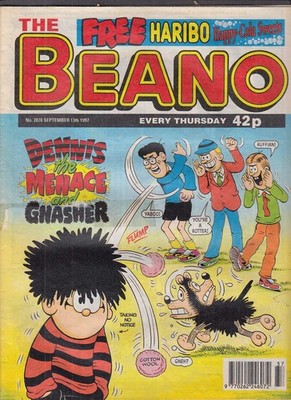 The BEANO #2878 Dennis the Menace UK comic book 9/13 1997